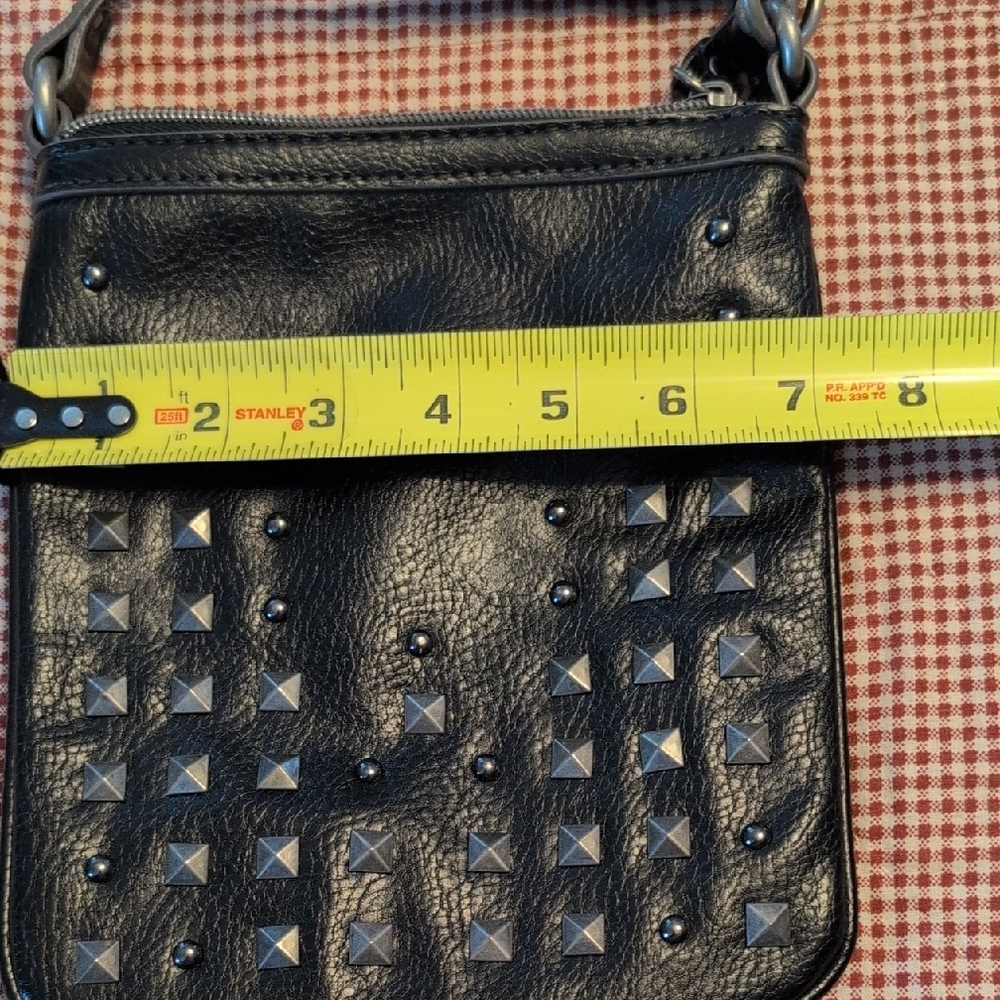 Nine West Black Studded Crossbody Bag - Picture 7 of 9